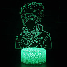 Lade das Bild in den Galerie-Viewer, Anime Naruto Uzumaki Lampe, Tischlicht, Nachttischlampe 3D Effekt und Farbwechsel kaufen