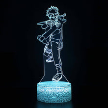 Lade das Bild in den Galerie-Viewer, Anime Naruto Uzumaki Lampe, Tischlicht, Nachttischlampe 3D Effekt und Farbwechsel kaufen