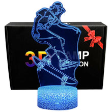 Lade das Bild in den Galerie-Viewer, Skater Lampe, Nachttischlampe mit magischen Farbwechsel und Fernbedienung kaufen