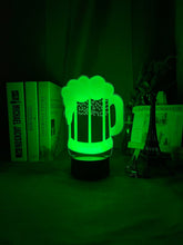 Lade das Bild in den Galerie-Viewer, 3D Nachtlicht in Bierglas Optik Oktoberfest Style kaufen