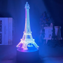 Lade das Bild in den Galerie-Viewer, Eifeltum 3d Illusion Nachtlicht, Deko Lampe, LED Licht kaufen