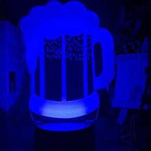 Lade das Bild in den Galerie-Viewer, 3D Nachtlicht in Bierglas Optik Oktoberfest Style kaufen