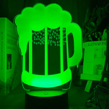 Lade das Bild in den Galerie-Viewer, 3D Nachtlicht in Bierglas Optik Oktoberfest Style kaufen