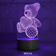 Lade das Bild in den Galerie-Viewer, Niedlicher Teddy mit Herz Nachtlicht Lampe Tischlicht kaufen