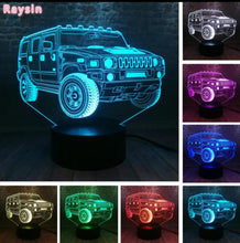 Lade das Bild in den Galerie-Viewer, Camaro Multicolor 3D Lampe - bis zu 7 Farben kaufen