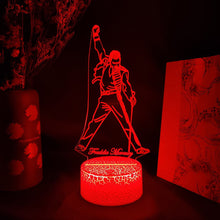 Lade das Bild in den Galerie-Viewer, Freddie Mercury Queen Nachtlicht, Lampe mit Farbwechsel kaufen
