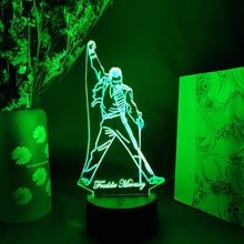 Lade das Bild in den Galerie-Viewer, Freddie Mercury Queen Nachtlicht, Lampe mit Farbwechsel kaufen