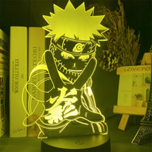 Lade das Bild in den Galerie-Viewer, Naruto Uzumaki LED Nachtlampe Sasuke Kakashi Hatake Kids Slaapkamer Nachtlampje Itachi Uchiha kaufen
