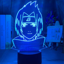 Lade das Bild in den Galerie-Viewer, Naruto Uzumaki LED Nachtlampe Sasuke Kakashi Hatake Kids Slaapkamer Nachtlampje Itachi Uchiha kaufen