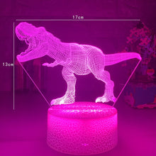 Lade das Bild in den Galerie-Viewer, T-Rex Nachtlampe Nacht Licht mit 3D LED Effekt kaufen
