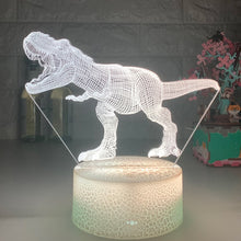 Lade das Bild in den Galerie-Viewer, T-Rex Nachtlampe Nacht Licht mit 3D LED Effekt kaufen