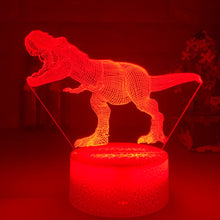 Lade das Bild in den Galerie-Viewer, T-Rex Nachtlampe Nacht Licht mit 3D LED Effekt kaufen