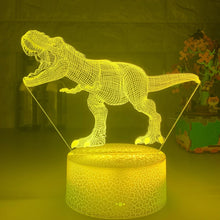 Lade das Bild in den Galerie-Viewer, T-Rex Nachtlampe Nacht Licht mit 3D LED Effekt kaufen