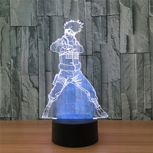 Lade das Bild in den Galerie-Viewer, Naruto Nachtlicht Lampe mit 7 Farben im Wechsel und 3D Effekt kaufen