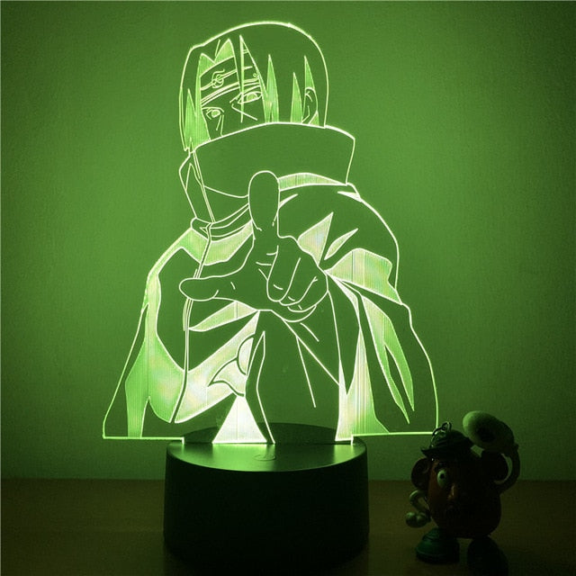 Naruto Nachtlicht Lampe mit 7 Farben im Wechsel und 3D Effekt kaufen