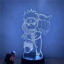 Lade das Bild in den Galerie-Viewer, Naruto Nachtlicht Lampe mit 7 Farben im Wechsel und 3D Effekt kaufen