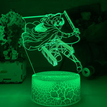 Lade das Bild in den Galerie-Viewer, Levi Ackerman Attack on Titan Nachtlicht Lampe kaufen
