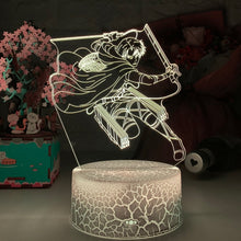 Lade das Bild in den Galerie-Viewer, Levi Ackerman Attack on Titan Nachtlicht Lampe kaufen
