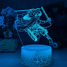 Lade das Bild in den Galerie-Viewer, Levi Ackerman Attack on Titan Nachtlicht Lampe kaufen