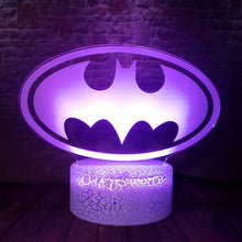 Lade das Bild in den Galerie-Viewer, Batman, Superman, Wonderwoman Logo als Nachtlicht kaufen