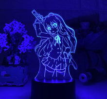 Lade das Bild in den Galerie-Viewer, 3D LED Hologramm Nachtlampe Anime Taiga Aisaka kaufen