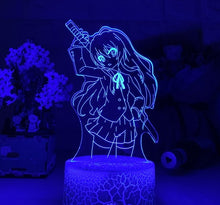 Lade das Bild in den Galerie-Viewer, 3D LED Hologramm Nachtlampe Anime Taiga Aisaka kaufen