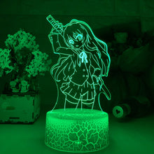 Lade das Bild in den Galerie-Viewer, 3D LED Hologramm Nachtlampe Anime Taiga Aisaka kaufen