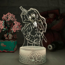 Lade das Bild in den Galerie-Viewer, 3D LED Hologramm Nachtlampe Anime Taiga Aisaka kaufen