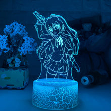 Lade das Bild in den Galerie-Viewer, 3D LED Hologramm Nachtlampe Anime Taiga Aisaka kaufen