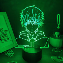 Lade das Bild in den Galerie-Viewer, Tokyo Ghoul Kaneki Ken 3D LED Lampe mit wechselnden Farben kaufen