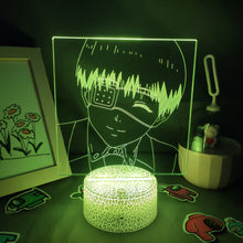 Lade das Bild in den Galerie-Viewer, Tokyo Ghoul Kaneki Ken 3D LED Lampe mit wechselnden Farben kaufen