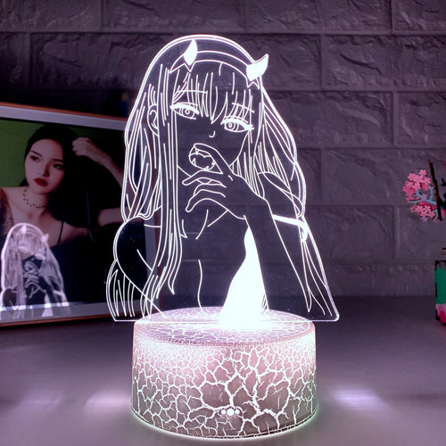 Anime Zero Two Nachtlicht Nachtlampe mit 3D Effekt kaufen
