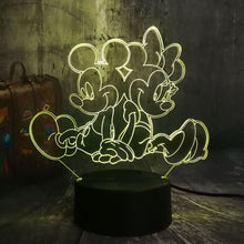 Lade das Bild in den Galerie-Viewer, Liebliches Micky Maus Nachtlicht mit Farbwechsel kaufen