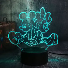 Lade das Bild in den Galerie-Viewer, Liebliches Micky Maus Nachtlicht mit Farbwechsel kaufen