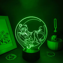Lade das Bild in den Galerie-Viewer, Sailor Moon 3D LED Lampe Nacht Licht mit Farbwechsel Effekt kaufen