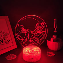 Lade das Bild in den Galerie-Viewer, Sailor Moon 3D LED Lampe Nacht Licht mit Farbwechsel Effekt kaufen