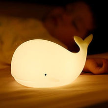 Lade das Bild in den Galerie-Viewer, Süßer Wal als Nachtlampe für Kinder - Mit Farbwechsel kaufen
