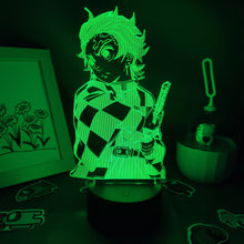 Lade das Bild in den Galerie-Viewer, Demon Slayer Tanjiro Kamado 3D Nachtlampe Nacht Licht kaufen