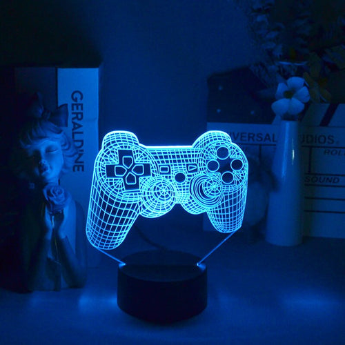 3D Illusion Game Pad JoyPad Lampe Deko Licht Nachtlicht kaufen