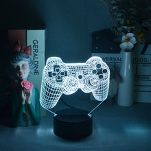 Lade das Bild in den Galerie-Viewer, 3D Illusion Game Pad JoyPad Lampe Deko Licht Nachtlicht kaufen