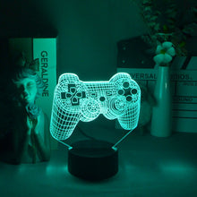 Lade das Bild in den Galerie-Viewer, 3D Illusion Game Pad JoyPad Lampe Deko Licht Nachtlicht kaufen