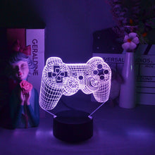 Lade das Bild in den Galerie-Viewer, 3D Illusion Game Pad JoyPad Lampe Deko Licht Nachtlicht kaufen