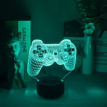 Lade das Bild in den Galerie-Viewer, 3D Illusion Game Pad JoyPad Lampe Deko Licht Nachtlicht kaufen
