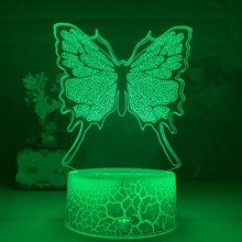 Lade das Bild in den Galerie-Viewer, Deko Licht Lampe mit wunderschönen Schmetterling Motiv kaufen