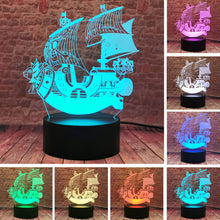 Lade das Bild in den Galerie-Viewer, One Piece Piratenschiff Nachtlicht Nacht Lampe kaufen