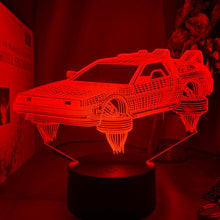 Lade das Bild in den Galerie-Viewer, DeLorean DMC-12 Nachtlampe aus Zurück in die Zukunft kaufen
