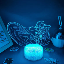 Lade das Bild in den Galerie-Viewer, Genshin Impact Nacht Lichter Deko Lampen mit 3D Effekt - viele Motive kaufen