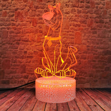 Lade das Bild in den Galerie-Viewer, Nachtlampe mit Scooby Doo Motiv und Farbwechsel kaufen