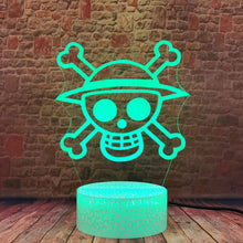 Lade das Bild in den Galerie-Viewer, LED Nachtlampe Luffy Motiv One Piece kaufen