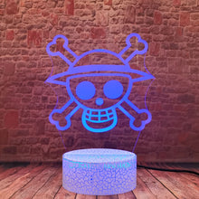 Lade das Bild in den Galerie-Viewer, LED Nachtlampe Luffy Motiv One Piece kaufen
